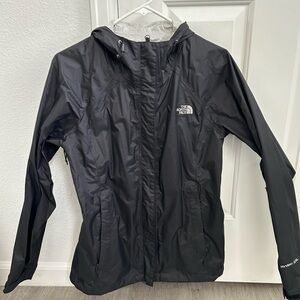 NorthFace Women’s Black Raincoat, Like new